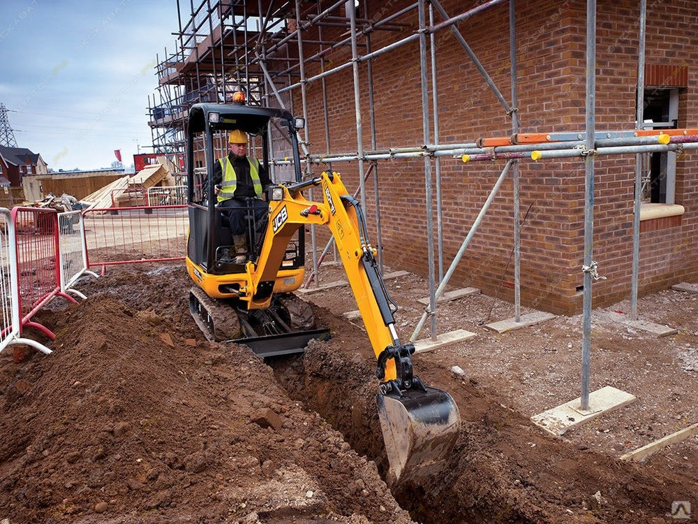 Аренда мини-экскаватора JCB 8015 выгодно