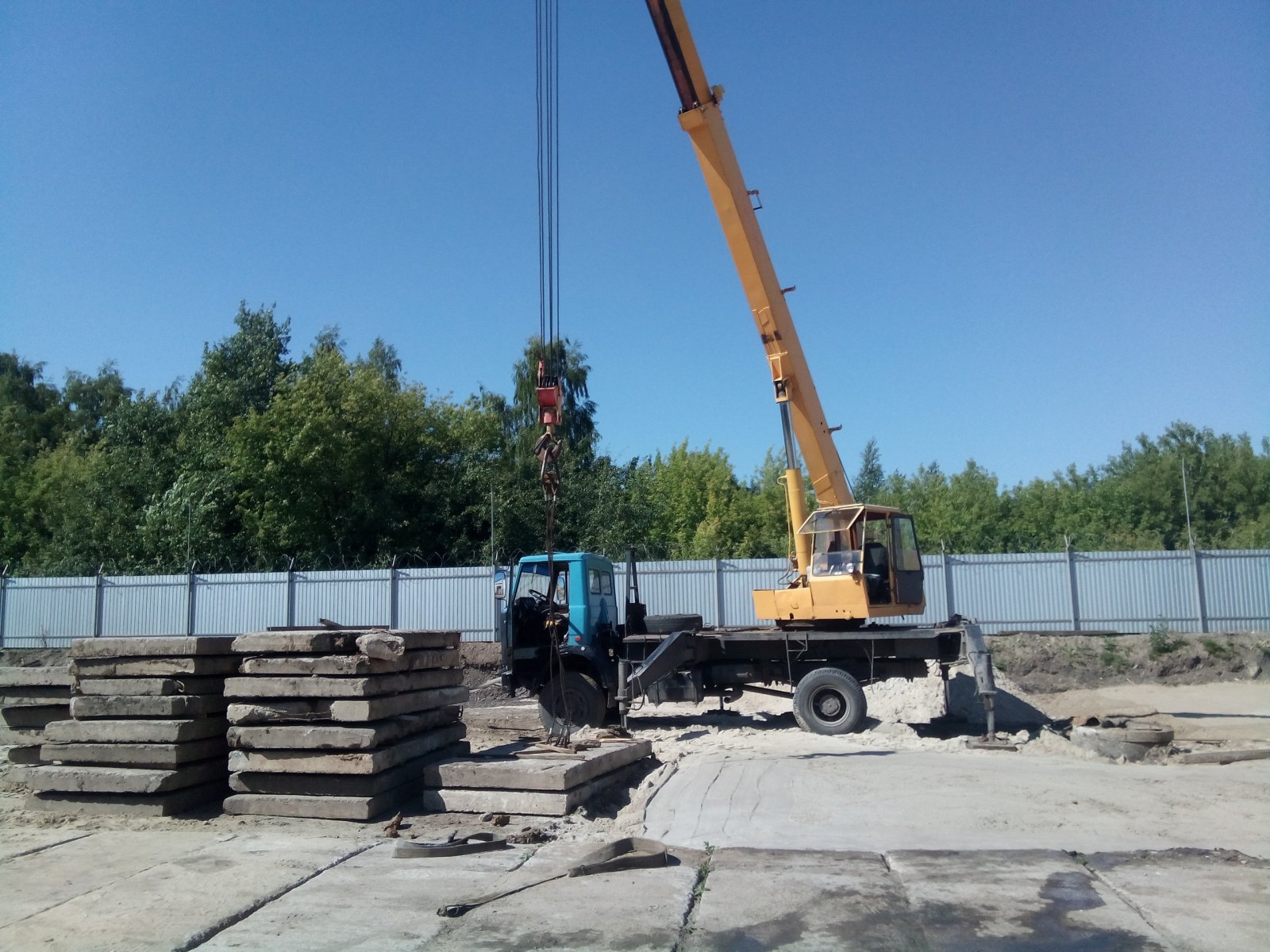 Аренда автокрана услуги, заказ