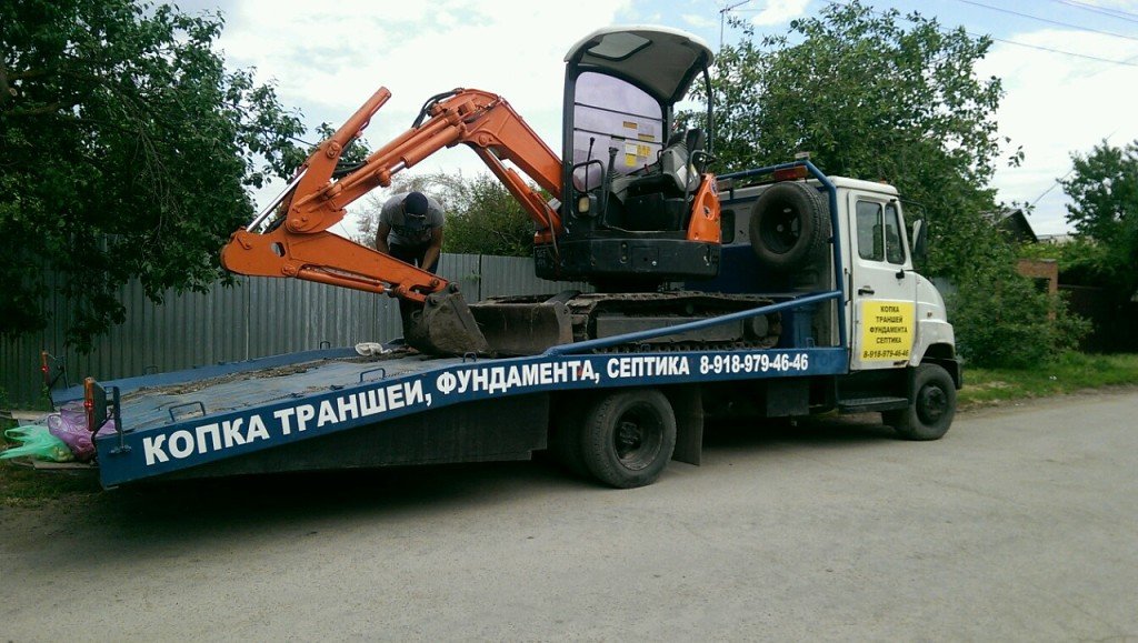 УСЛУГИ миниЭКСКАВАТОРА, копка септиков, траншей