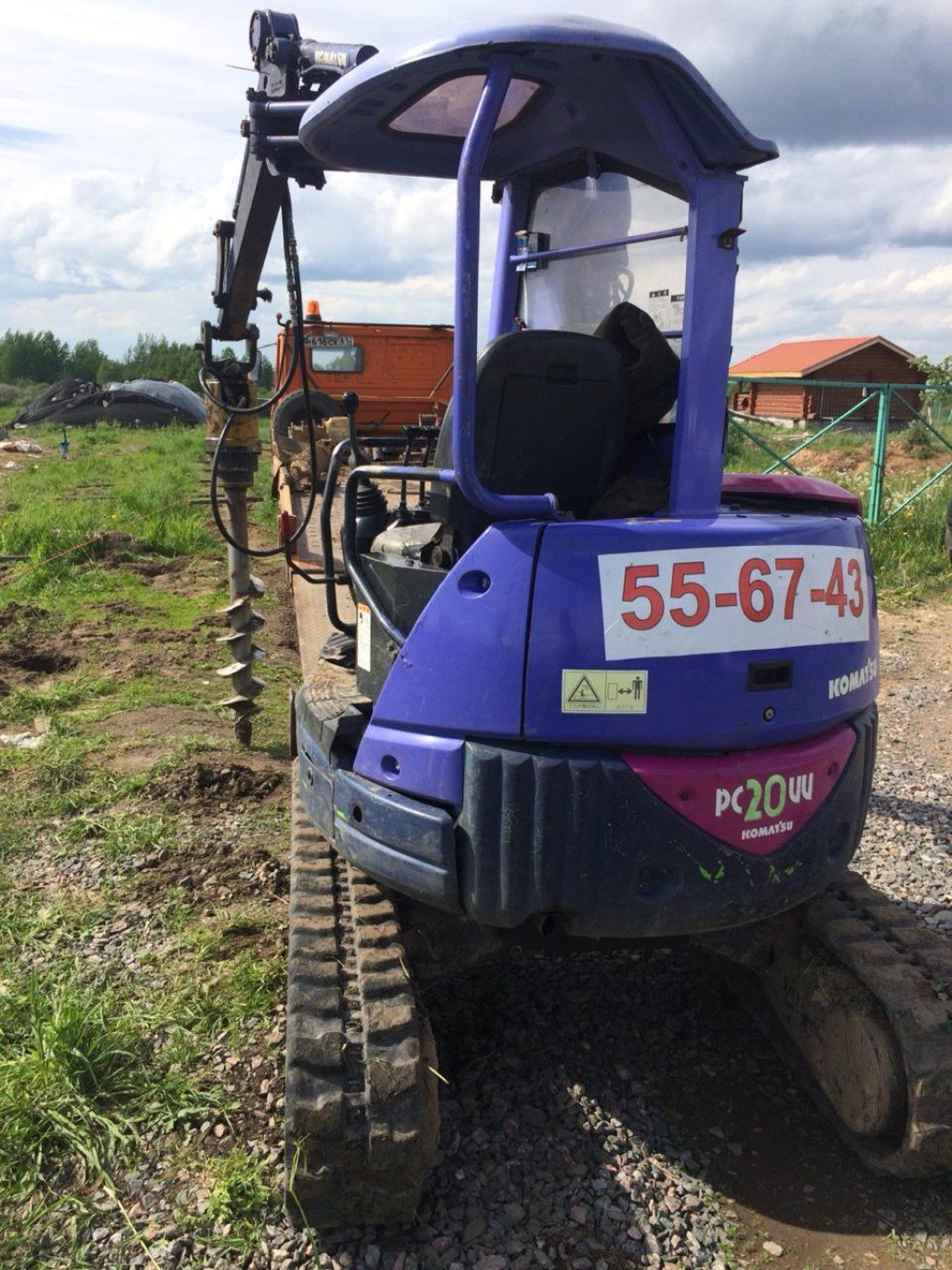 Услуги ямобура. Буровые работы. Шнековое бурение