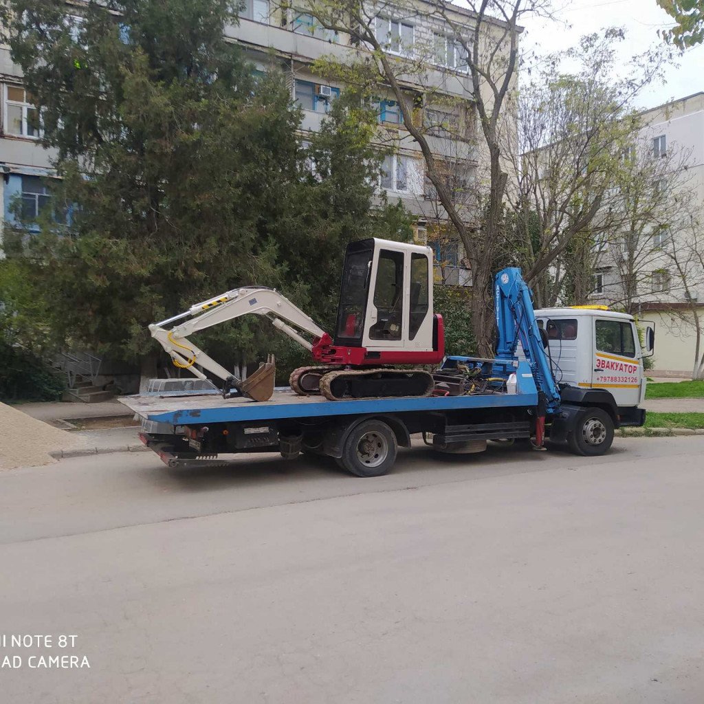Мини экскаватор услуги с доставкой. Эвакуатор