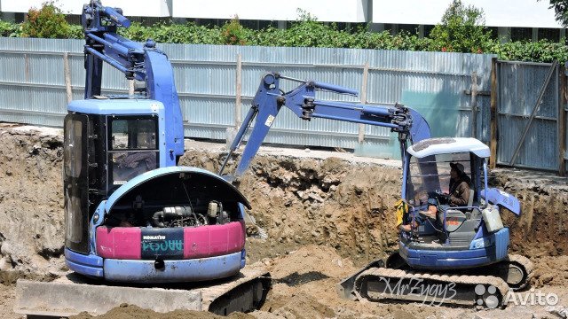 Миниэкскаватор заказ услуги аренда