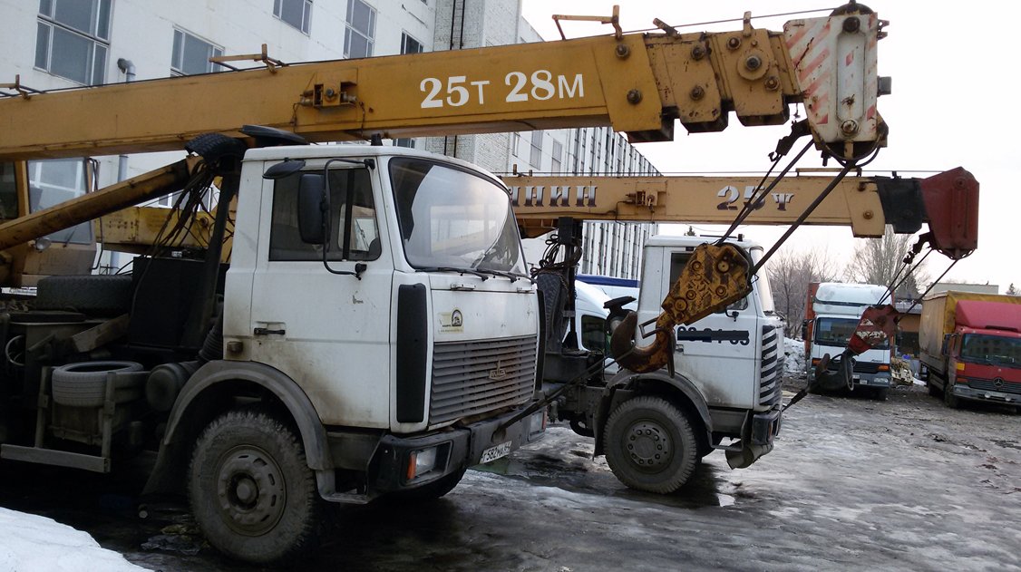 Автокраны 25 тонн, стрела 28 метров