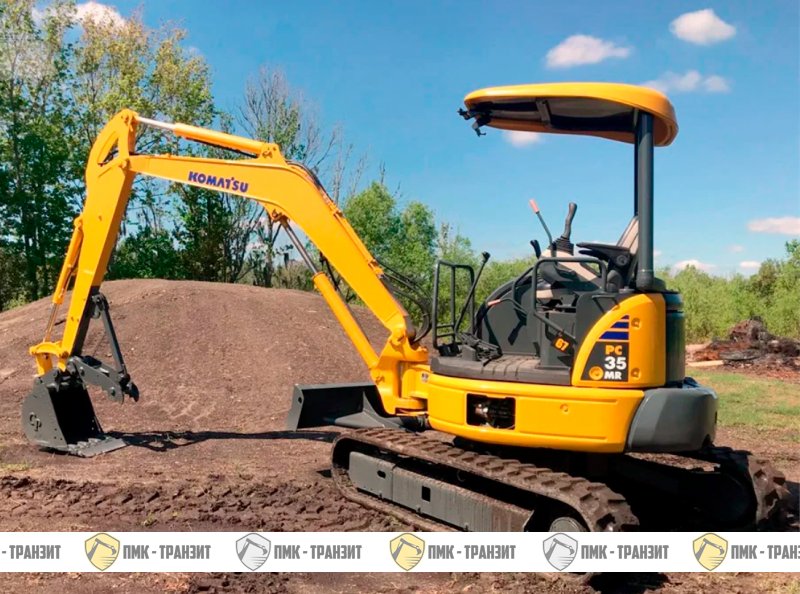 Услуги мини-экскаватора PC35MR-3 под ключ