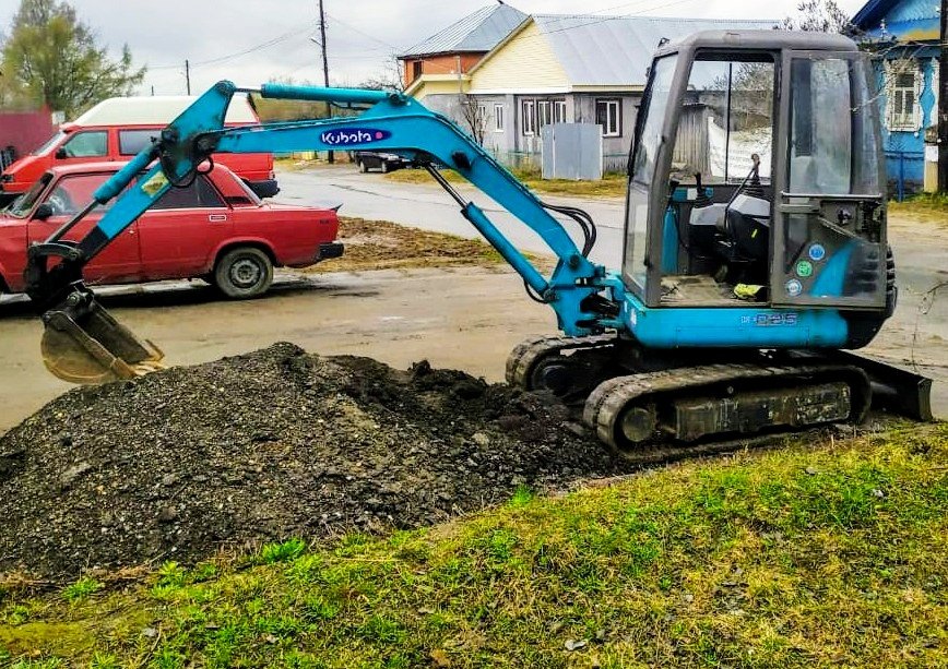 Услуги мини-экскаватора от собственника