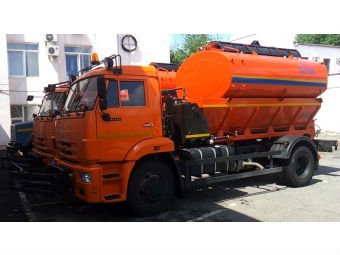 Аренда поливомоечной машины на базе КАМАЗ 4325