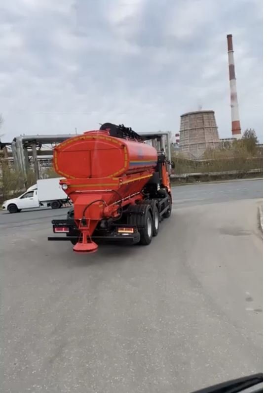 Услуги пескоразбрасывателя на базе Камаз