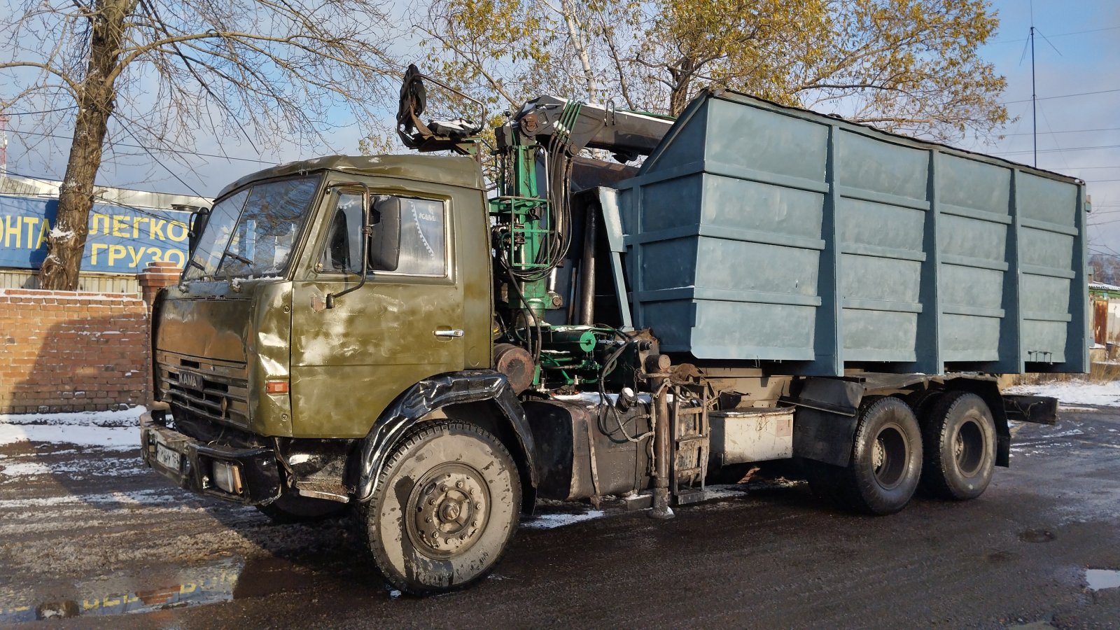 Услуги КамАЗ кран манипулятор