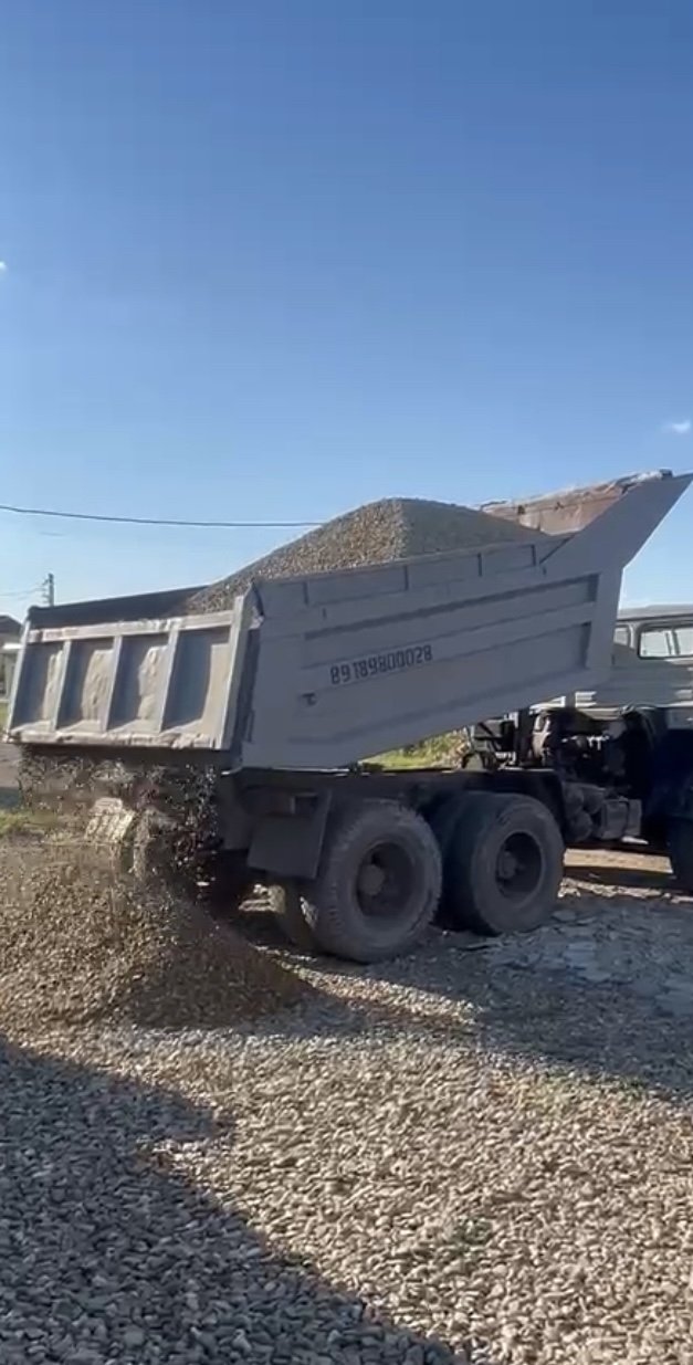 Щебень песок отсев с доставкой самосвалом Камаз 55111