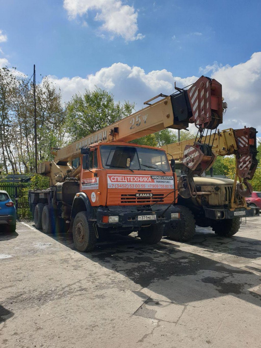 Услуги автокрана 25 тн. Ростехнадзор