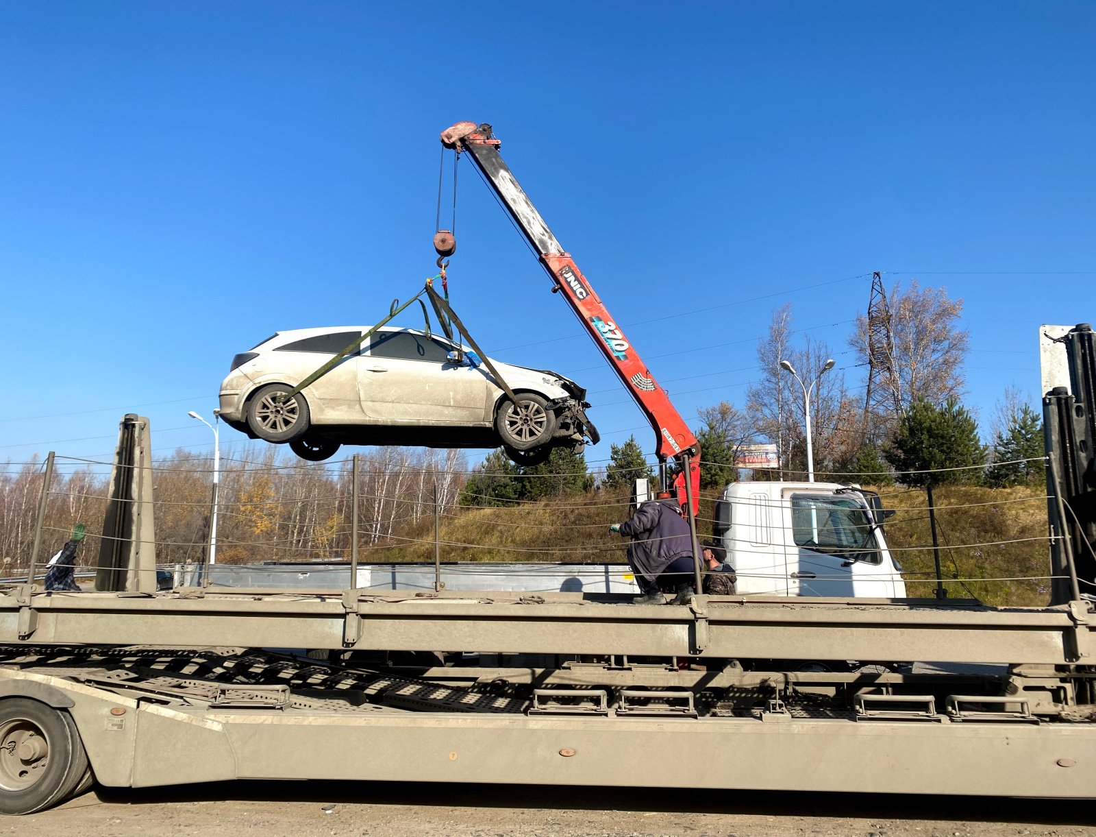 Эвакуатор 24 / 7 манипулятор автокран борт