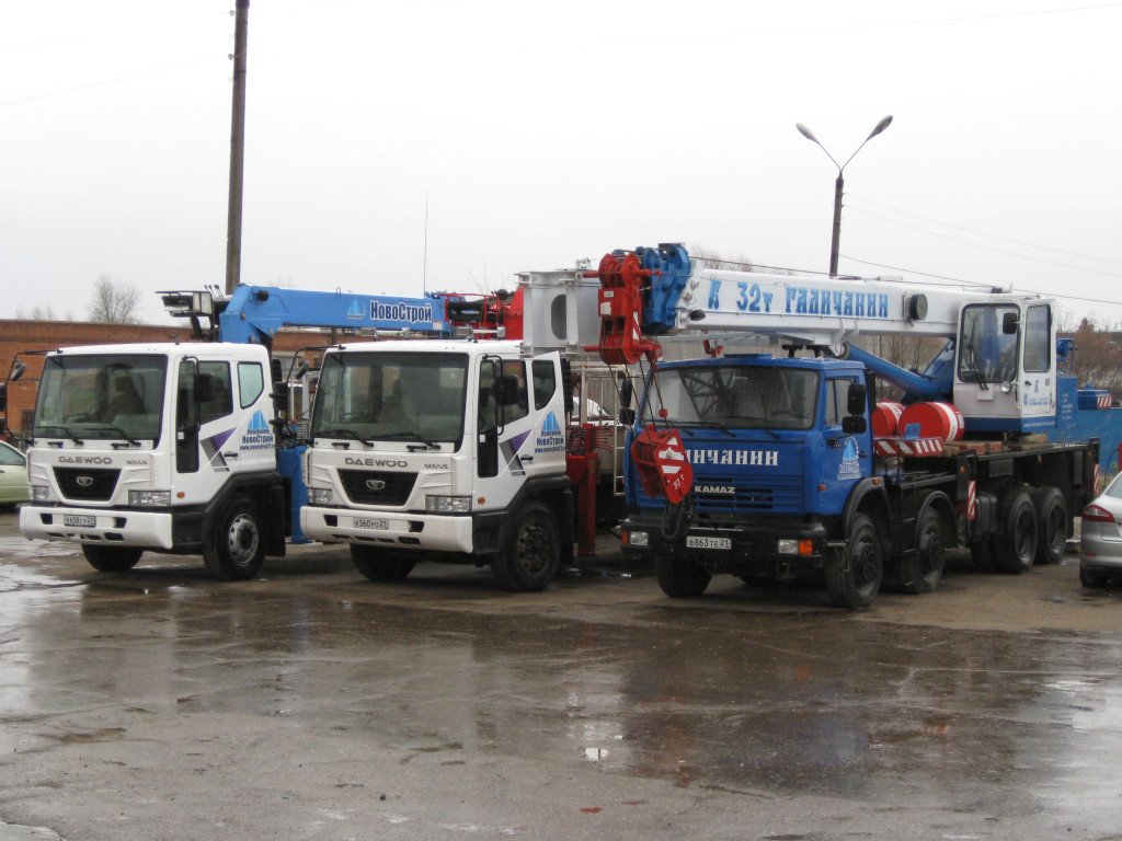 Аренда Автокрана 32 тн, крана манипулятора Daewoo