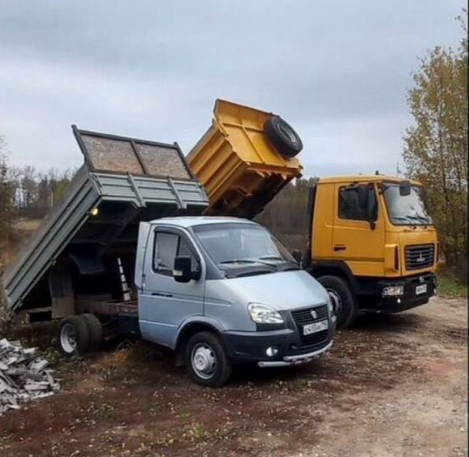 Газель самосвал Катюша до 6 м любые сыпучие мат