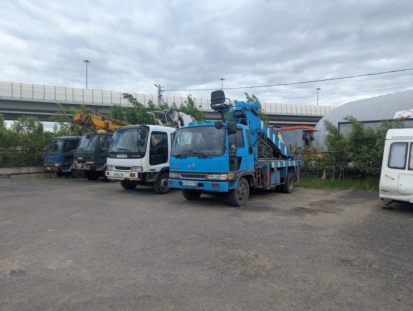 Ямобур Hino БКМ телескоп в аренду