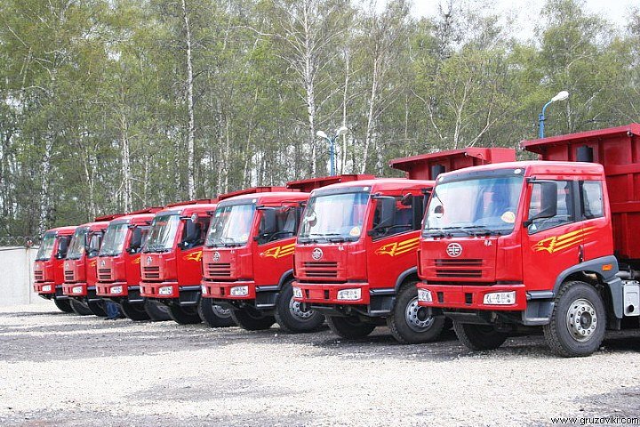 Услуги самосвалов FAW