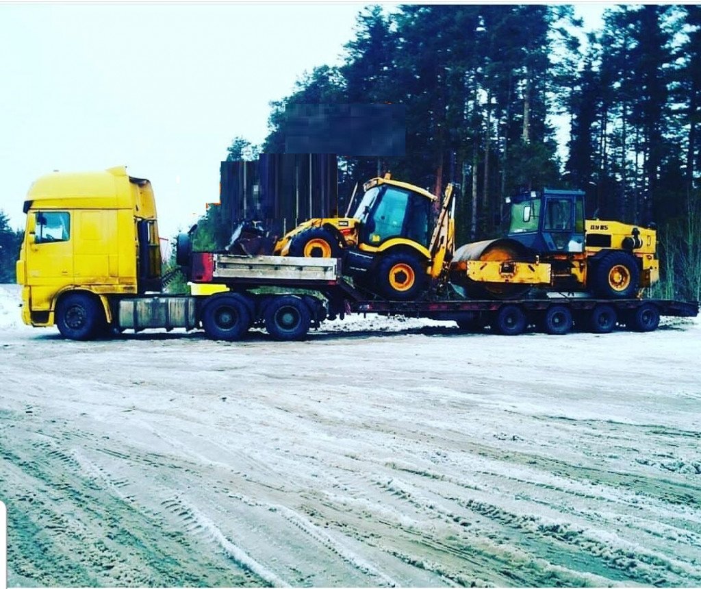 Перевозка негабаритного груза тралами