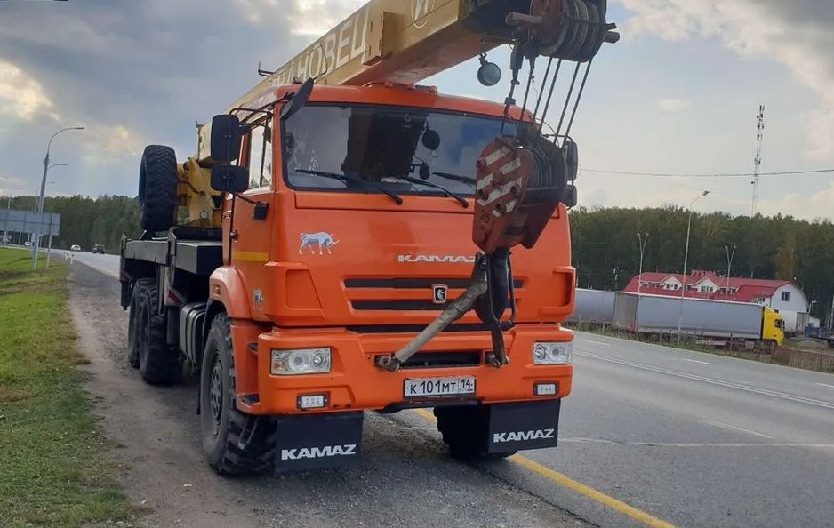 Услуги крана 25тн