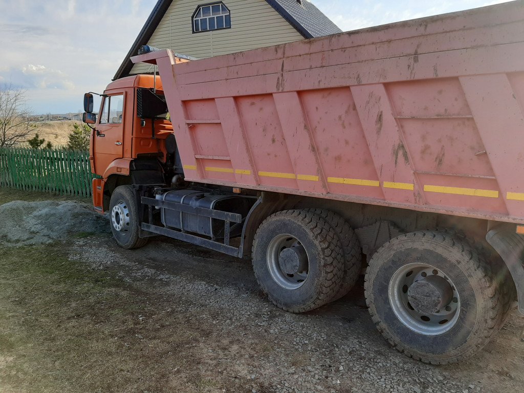 Услуги самосвала камаз 6520. Песок, щебень