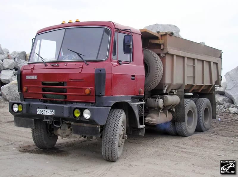 Полноприводные самосвалы TATRA