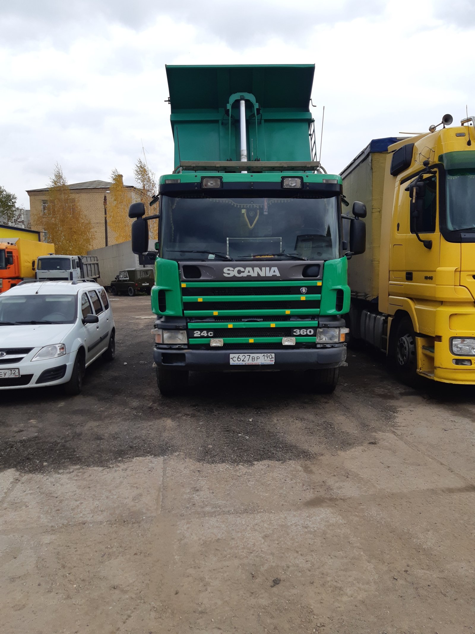 Грузоперевозки самосвалами Scania сыпучих грузов по области