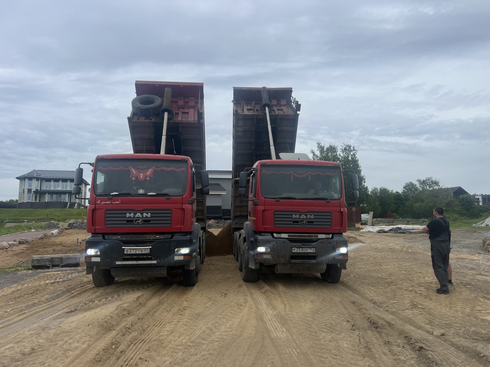 Самосвалом Доставка песка щебня Щпс отсев земля