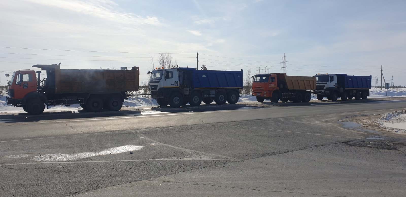 Грузоперевозки на самосвале