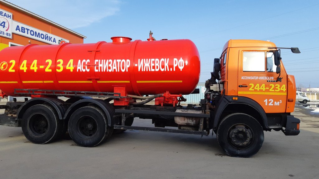 Услуги ассенизатора Ижевске, по области