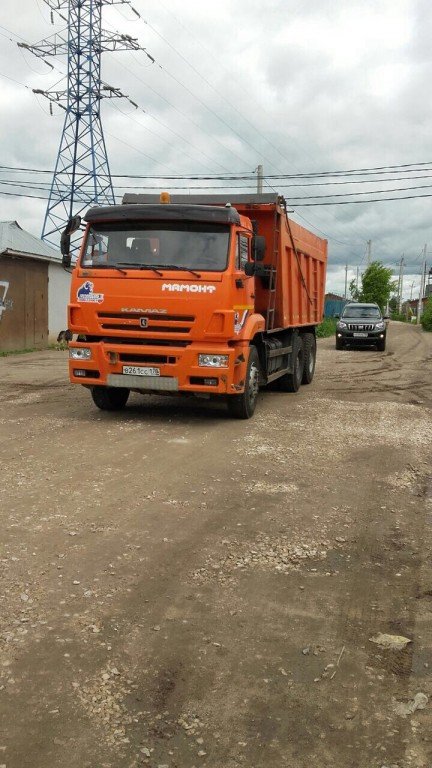 Аренда самосвалов Камаз 20 кубов собственный парк
