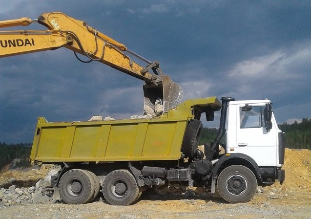 Услуги самосвала (аренда). Доставка сыпучих грузов