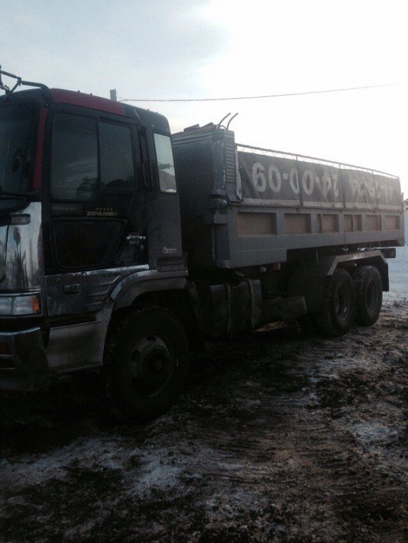 Аренда самосвала Hino Profia 14 м. куб