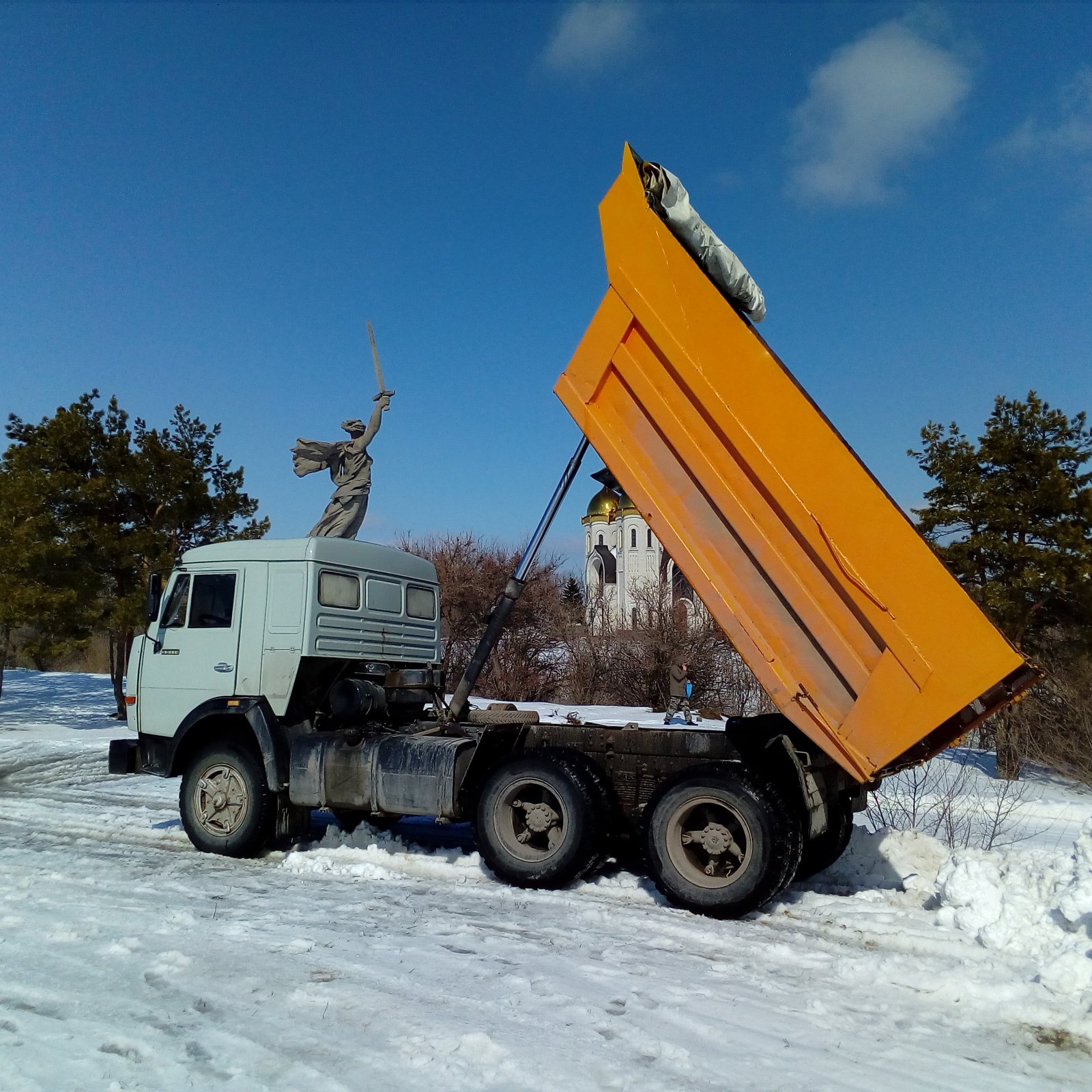 Доставка самосвалом газ камаз