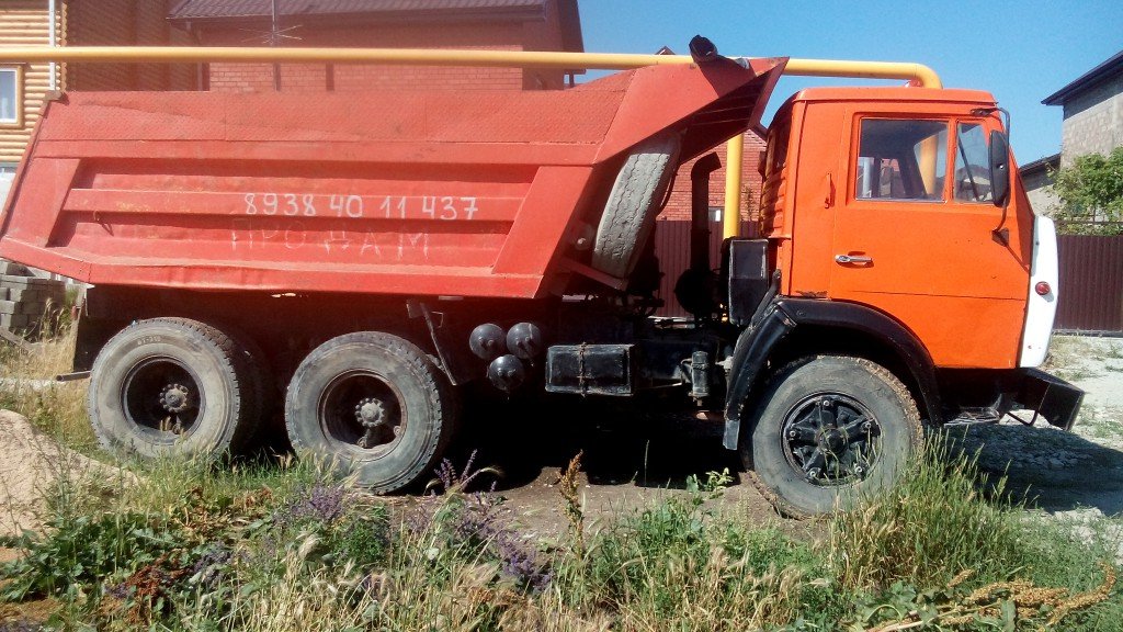 Аренда самосвал КАМАЗ с водителем
