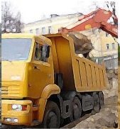 Снег, песок, щебень, грунт