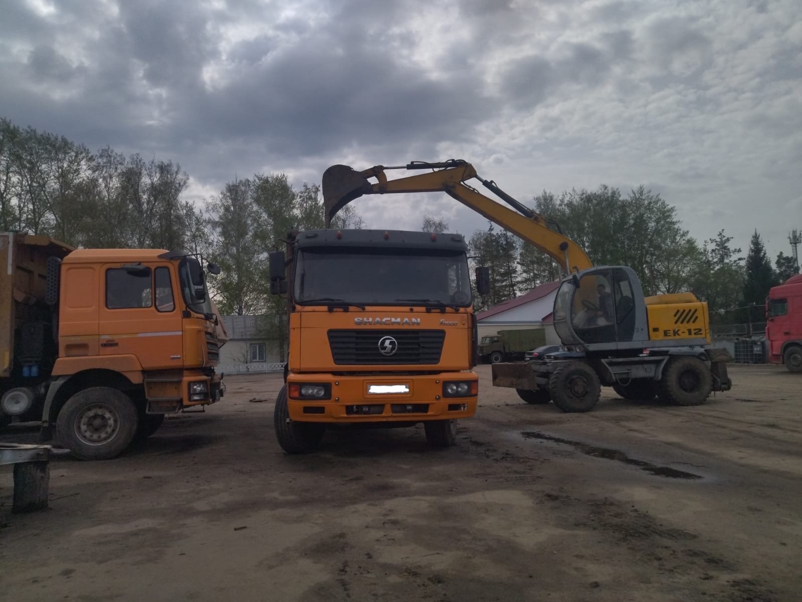 Услуги самосвала для перевозки