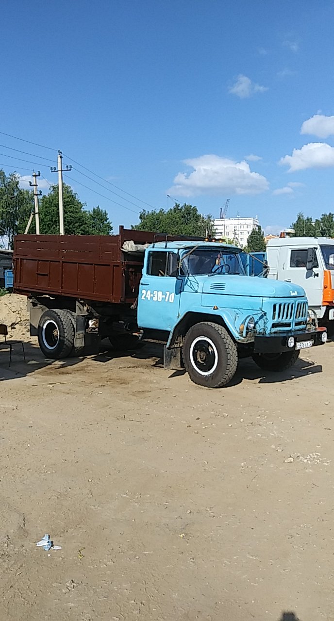 Услуги Зил самосвал. Песок, щебень, торф, керамзит