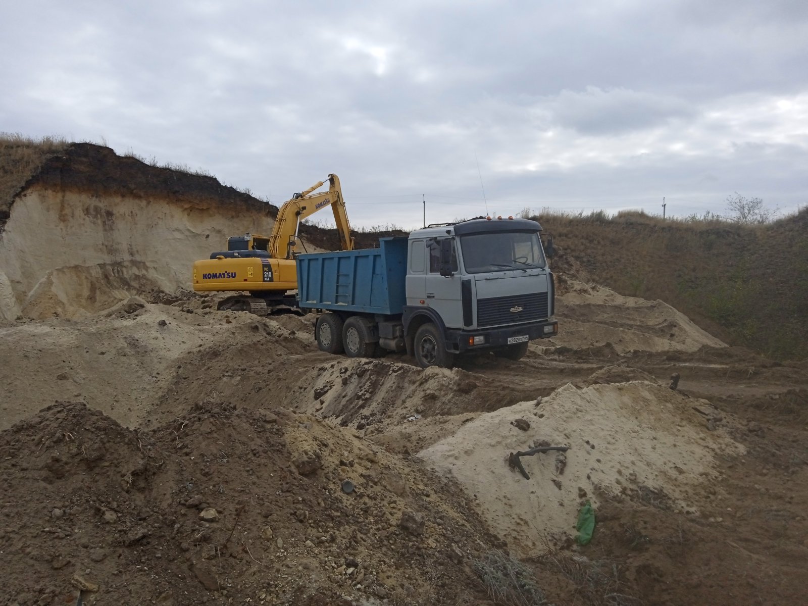 Перевозка грузов самосвалом 24 куба