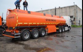 Перевозка ГСМ бензовозом VOLVO FH 6*4
