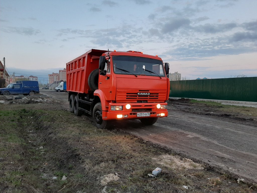 Услуги самосвала: торф, песок, щебень, чернозем, грунт