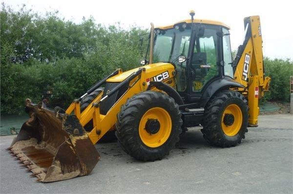 Работы на тракторе JCB