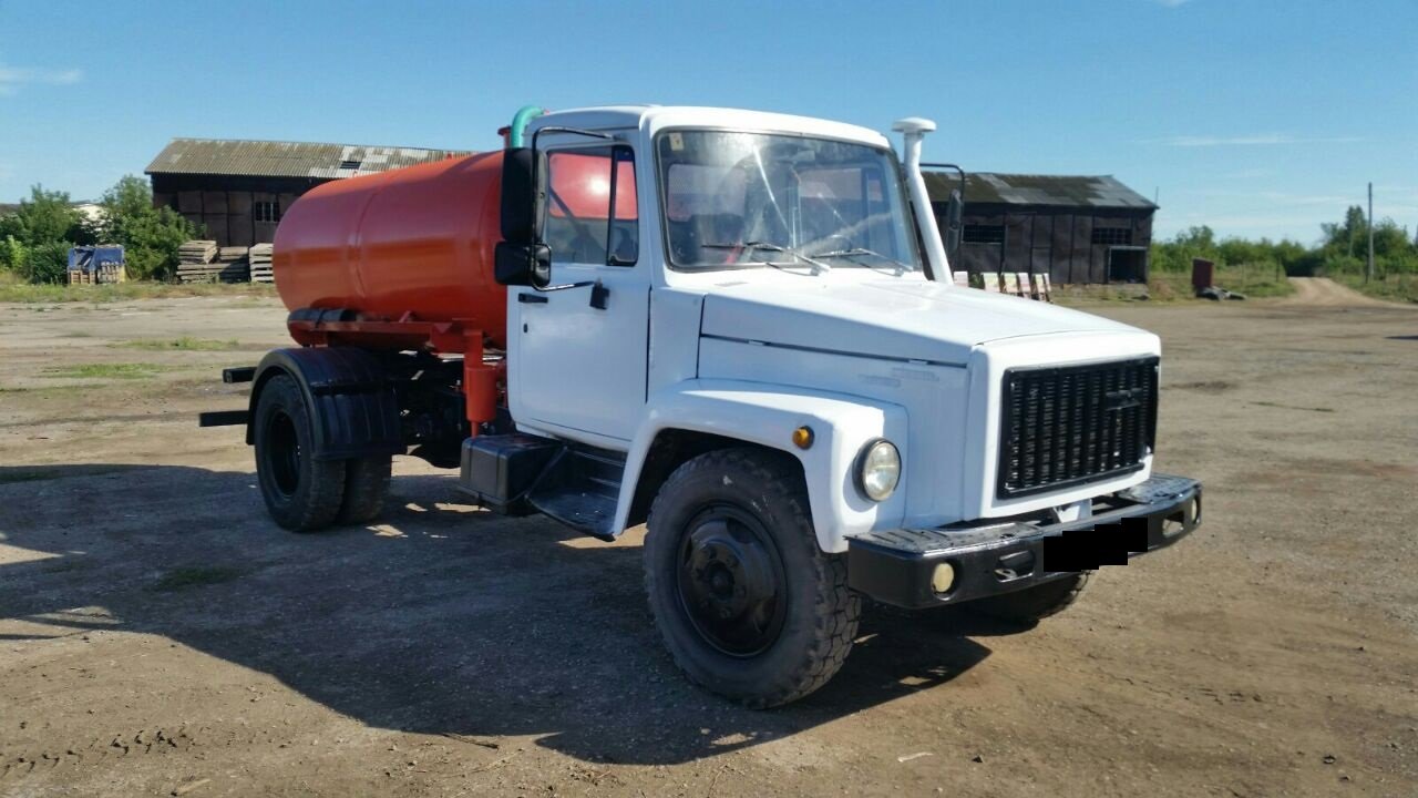 Ассенизатор Газ 3309. Откачка и обслуживание станций