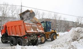 Уборка снега. Щетка, отвал, трактор