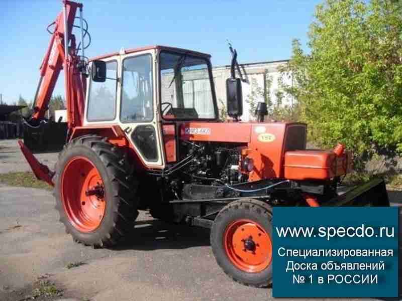 Экскаватор на базе трактора юмз 6