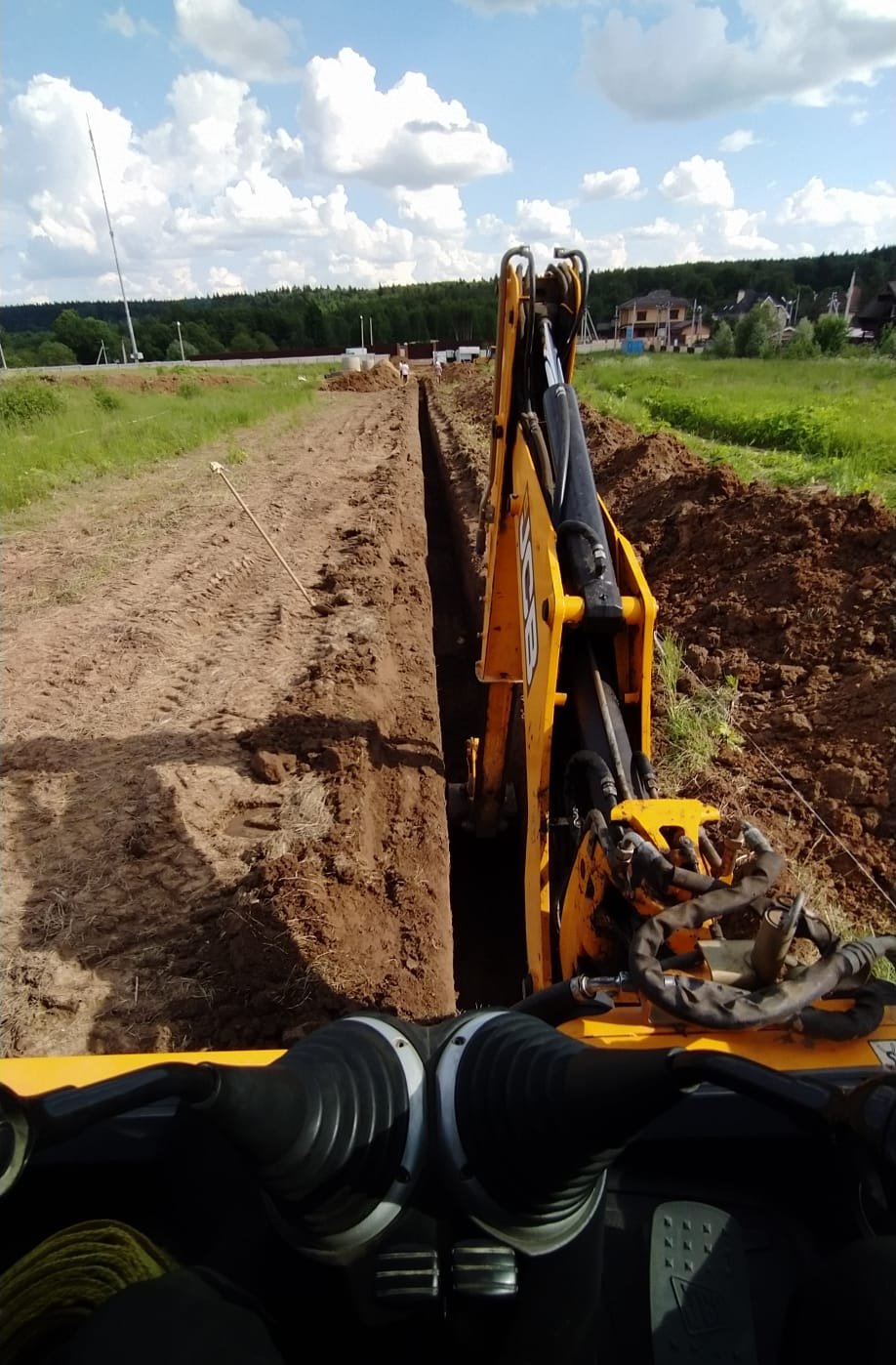 Аренда экскаватора погрузчик трактор Jcb