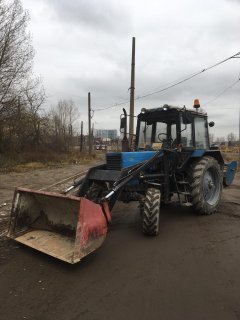 Аренда мтз (щетка, отвал)