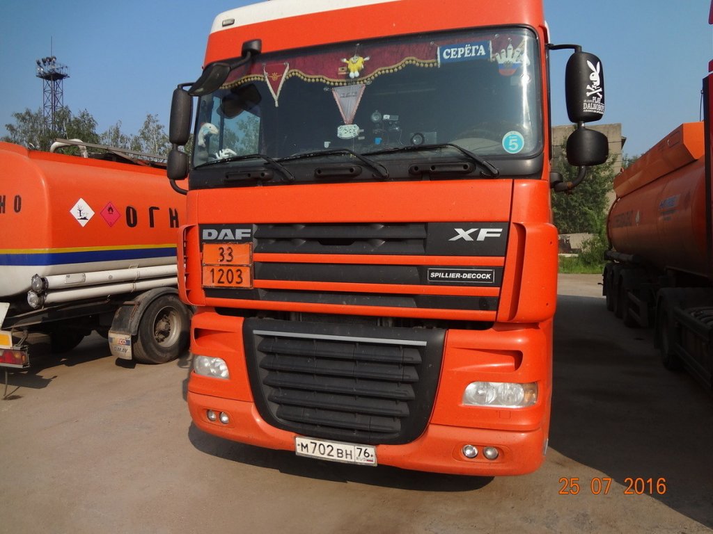 Аренда бензовоза DAF