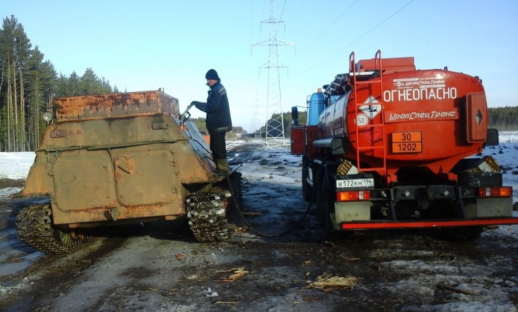 Услуги бензовоза Урал УСТ 54538Т