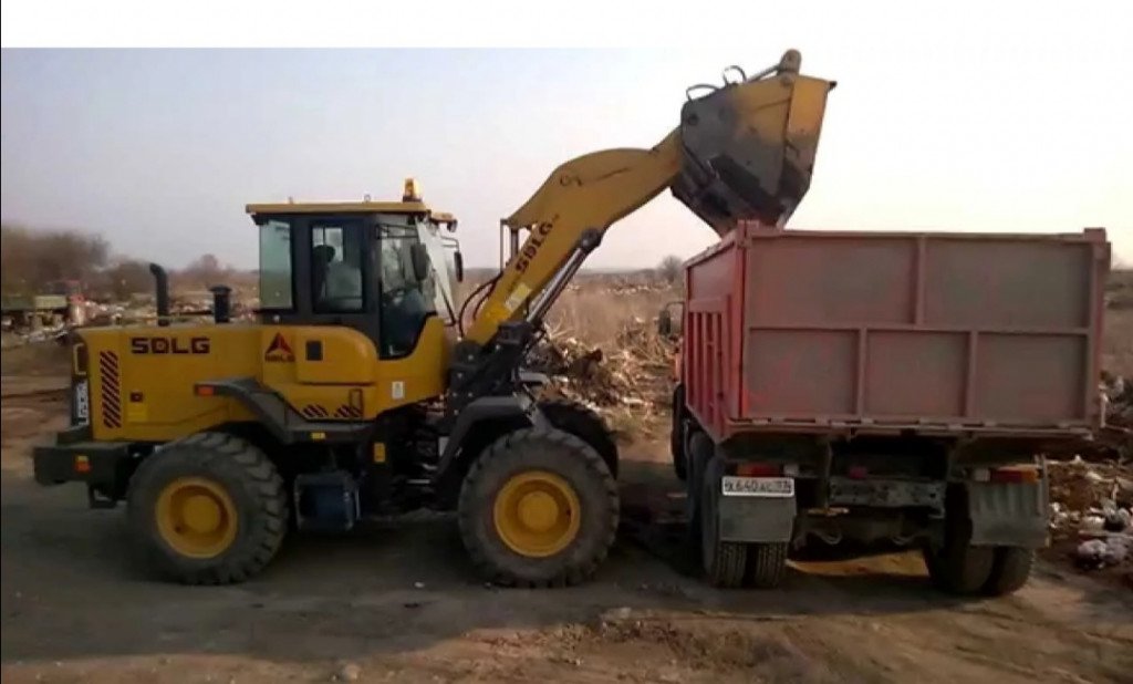 Услуги фронтального погрузчика