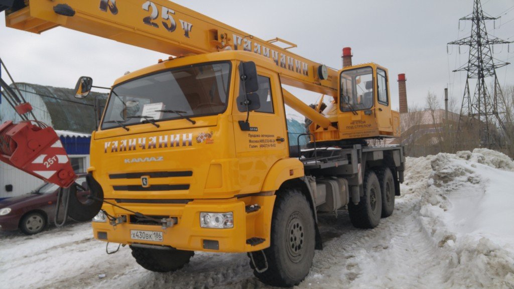 Аренда Автокрана 25 тонн. Услуги Заказ спецтехники