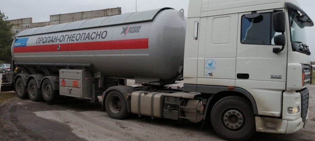 Услуги газовоза, перевозка СУГ