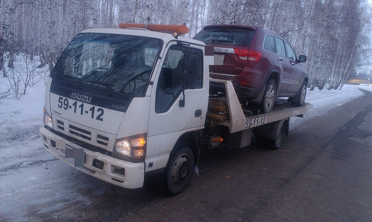 Эвакуатор ISUZU вызвать. Сдвижная платформа